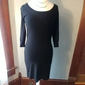 H&m black sweater dress